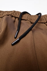 Women Stripe-Line Jogger - Camel - Drizzle.pk